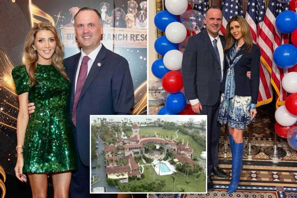 Trump aide Dan Scavino and Erin Elmore are set to marry in a surprise ceremony at Mar-a-Lago.
