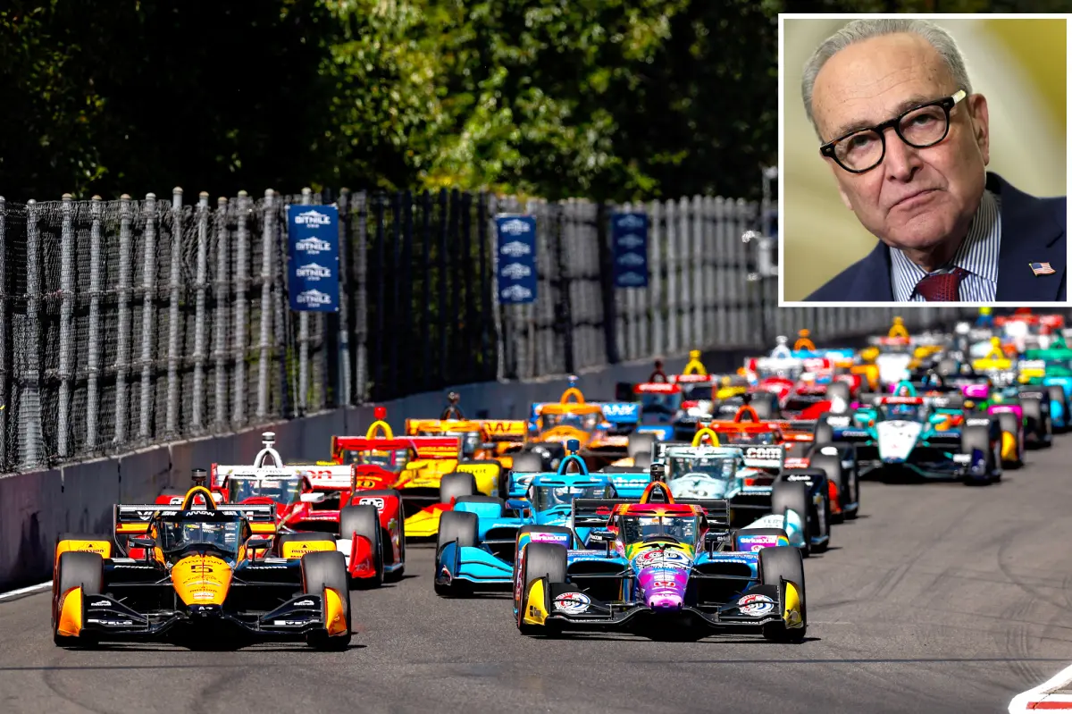 Trump claims Schumer halted the IndyCar Grand Prix in DC