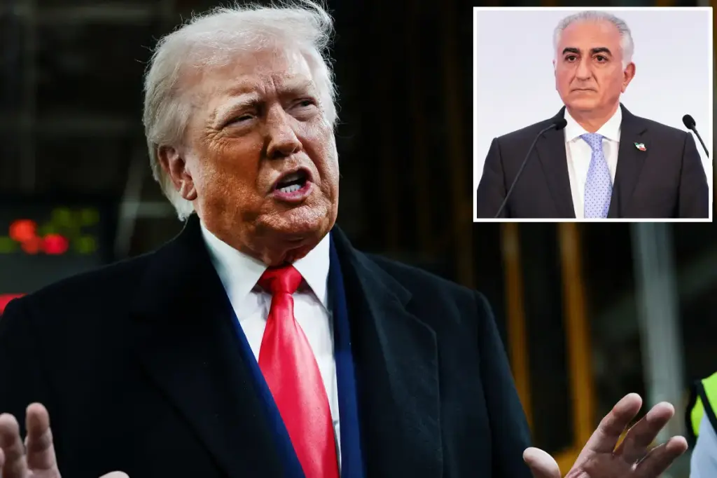 Trump doubts Reza Pahlavi's capacity to gain backing in Iran.