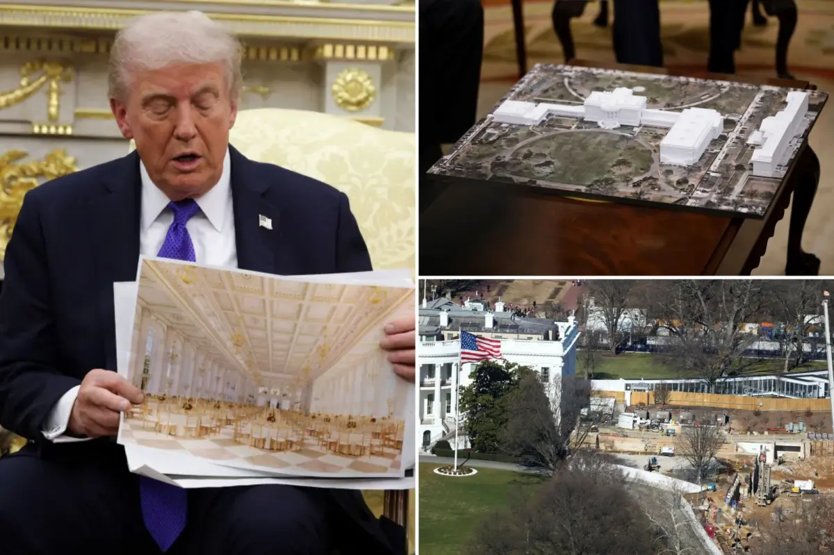 Trump expresses frustration that it's 'too late to reverse' the $300M White House ballroom following the organization's lawsuit.