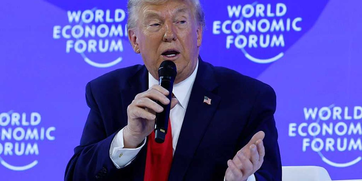 Trump informs Davos that the US possesses weapons he 'can't even discuss' while addressing concerns about Greenland.