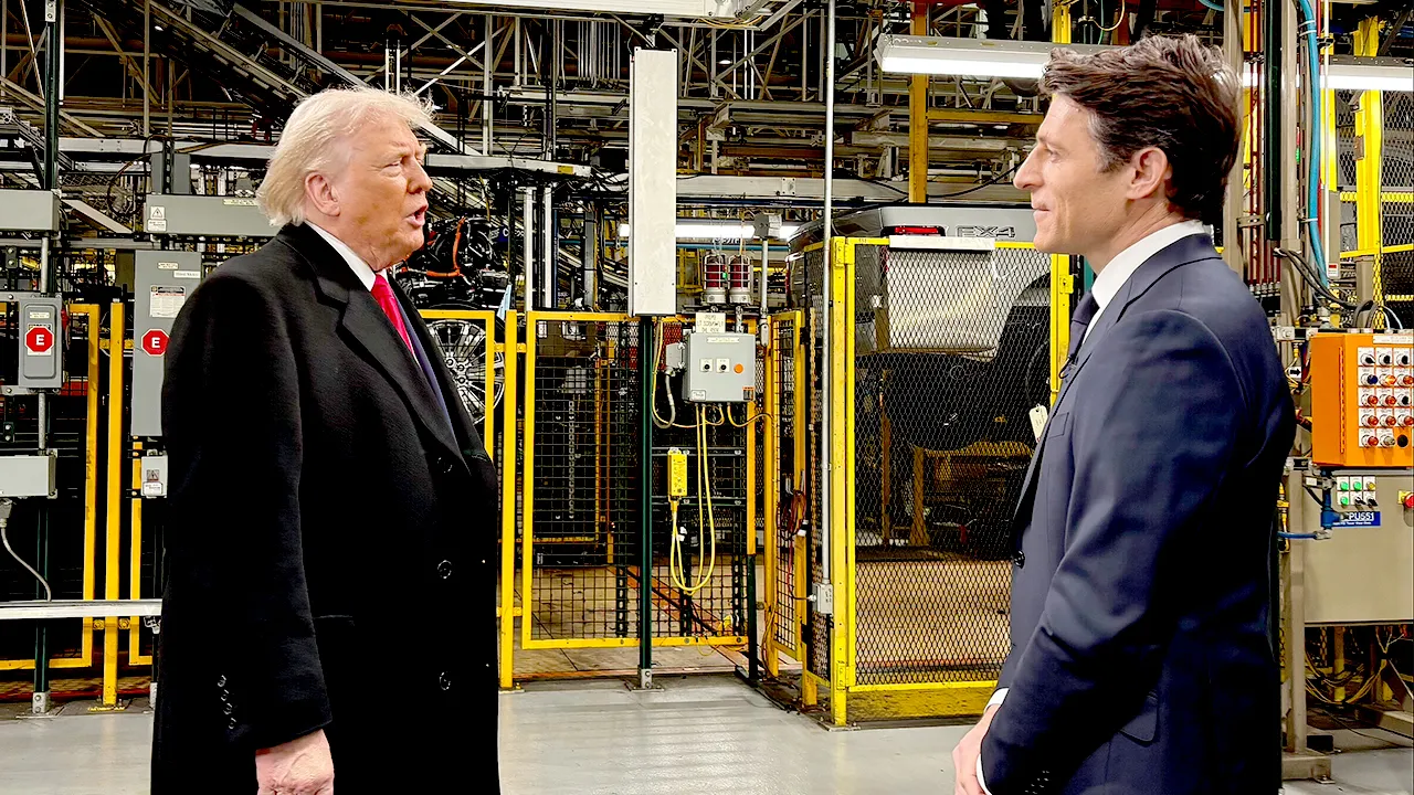 Trump says he wouldn't have his position without CBS anchor Tony Dokoupil.