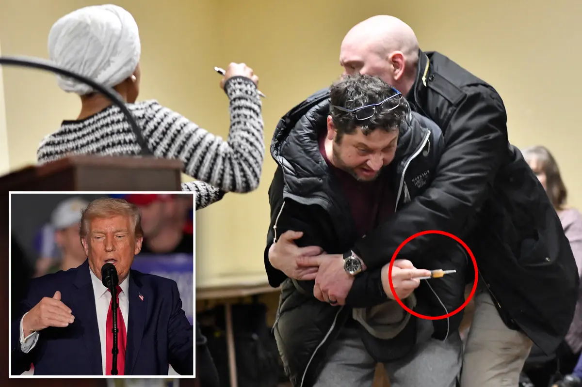 Trump suggests Rep. Ilhan Omar likely caused her own syringe incident