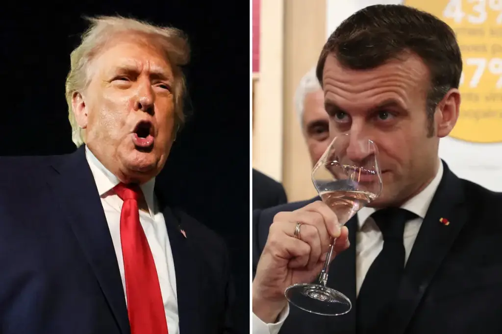 Trump warns of 200% tariffs on French wines and champagnes
