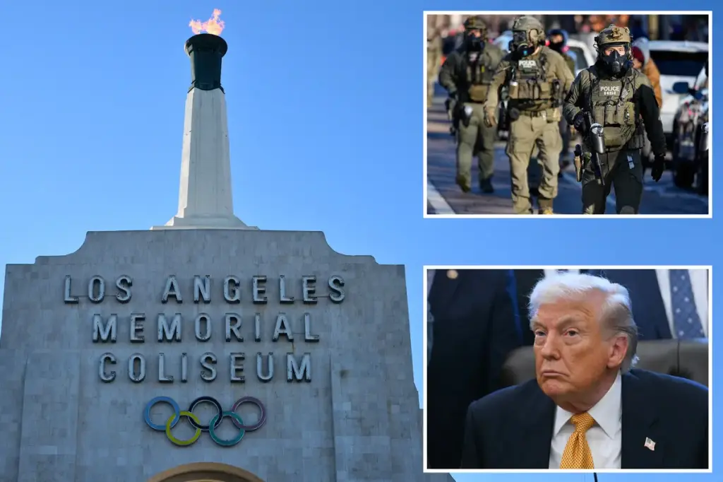 Trump's White House criticizes LA City Council for implying it could use the Olympics to conduct ICE raids