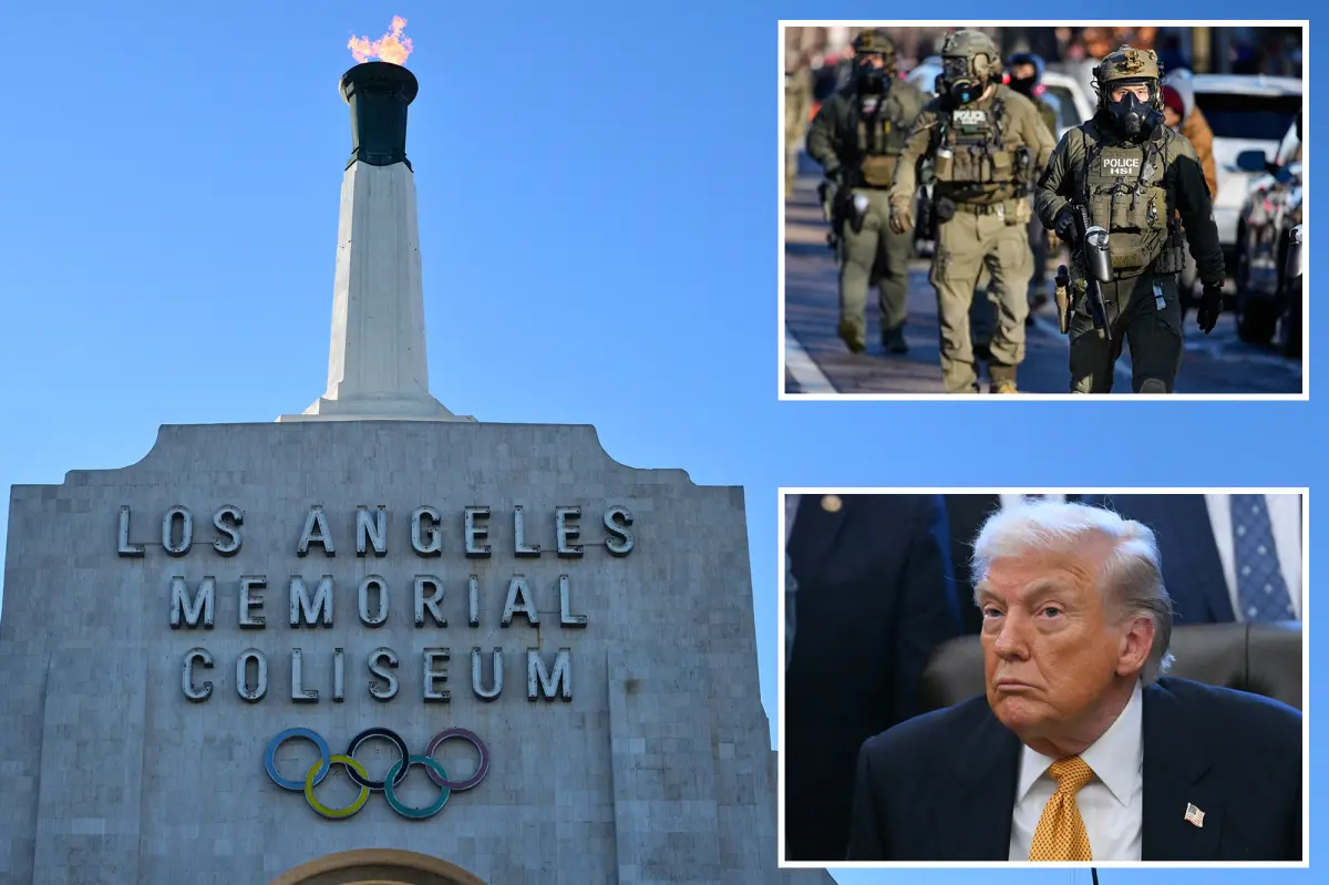 Trump's White House criticizes LA City Council for implying it could use the Olympics to conduct ICE raids