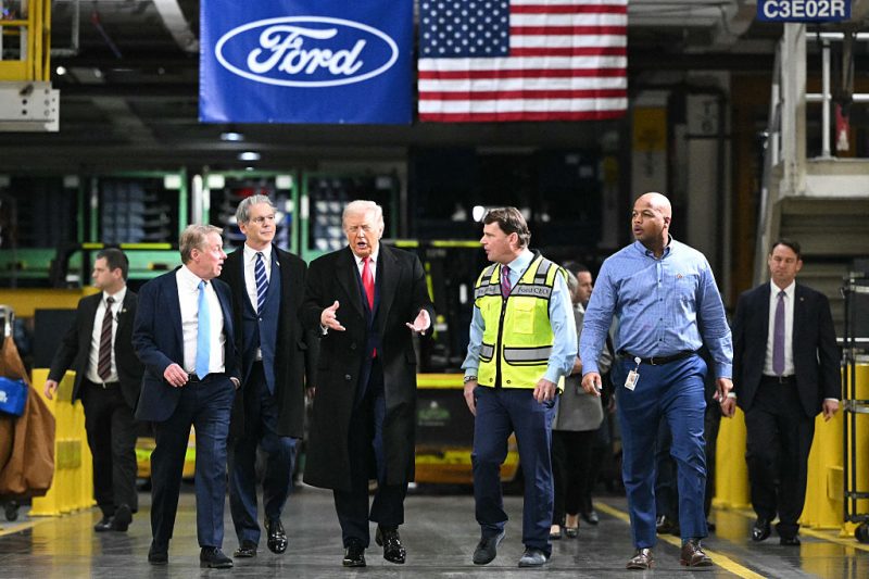 Trump's reaction to the suspended Ford factory worker was suitable and straightforward.