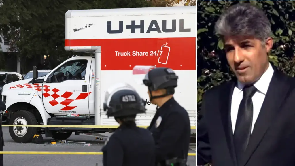 U-Haul driver says police directed him towards Iranian protesters in Los Angeles