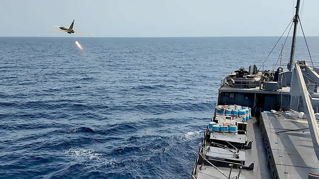 US Navy ships are challenged by overwhelming drone attacks from Iran, expert notes