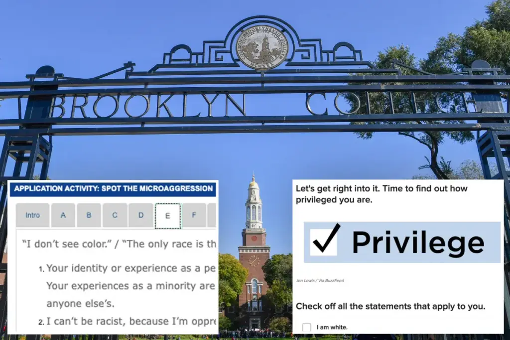 Unique course at Brooklyn College teaches about 'Weaponizing whiteness' and includes a Buzzfeed privilege quiz.