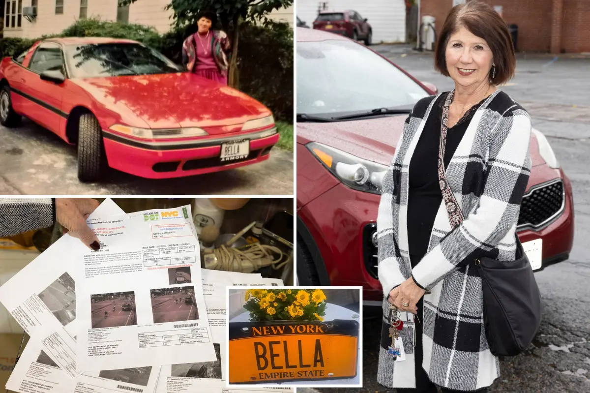 Upstate NY grandmother had to return cherished 'Bella' plates after receiving tickets intended for NYC cyclist.