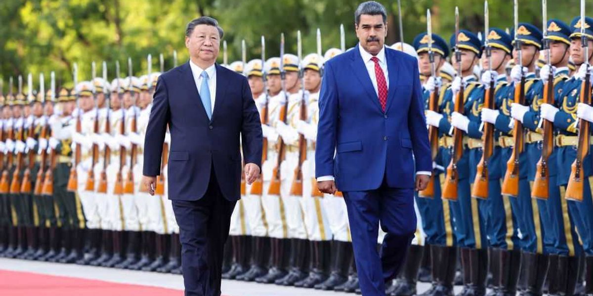 Venezuela was the setting. China was the focus.