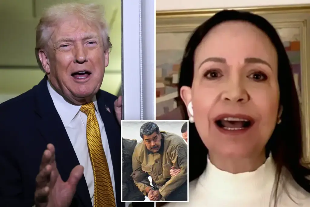 Venezuelan opposition leader María Corina Machado expresses her desire to personally present Trump with her Nobel Peace Prize.
