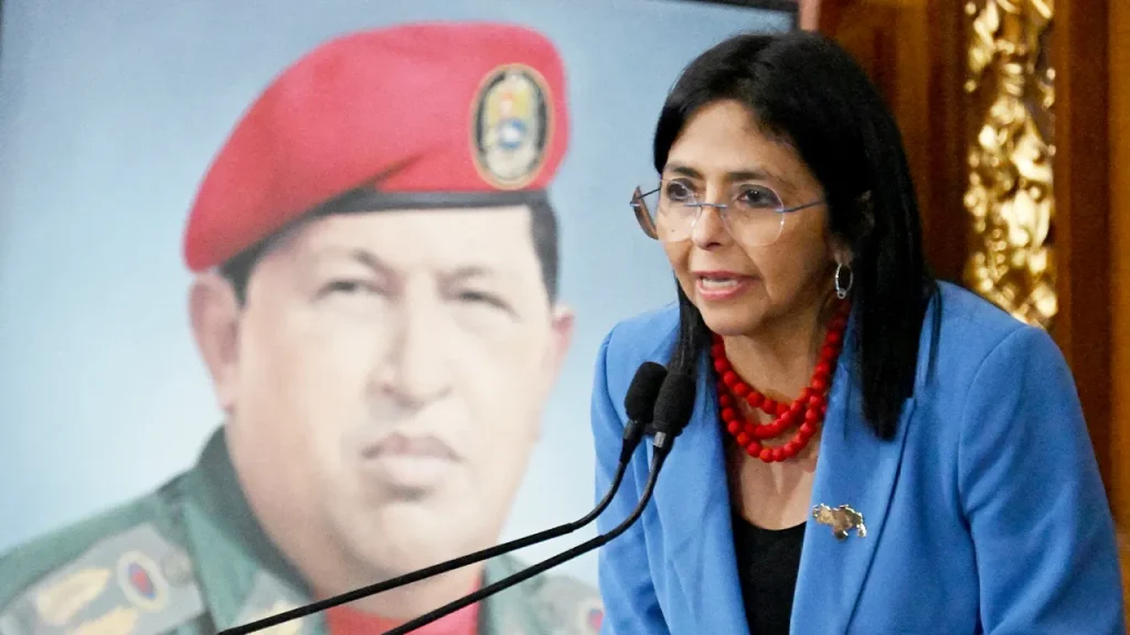 Venezuela's acting president Delcy Rodríguez criticizes US involvement