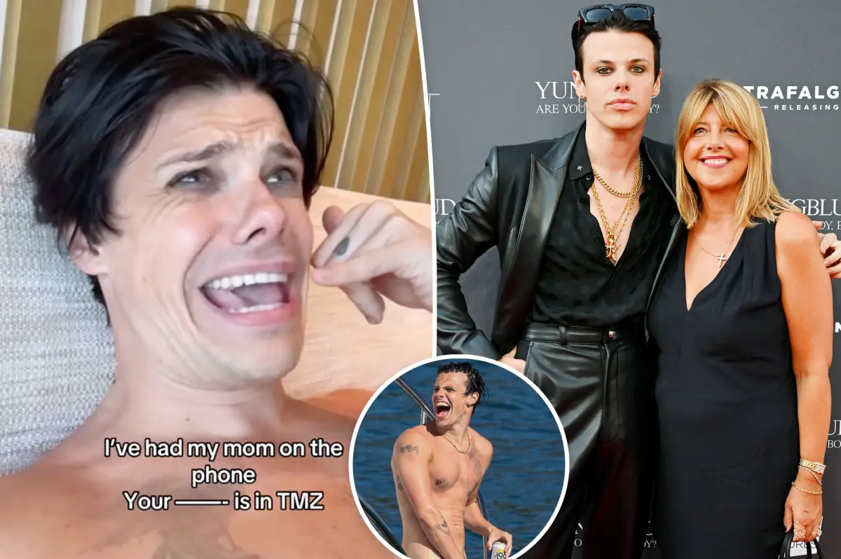 Yungblud shares his mom's funny response to the revealing yacht pictures