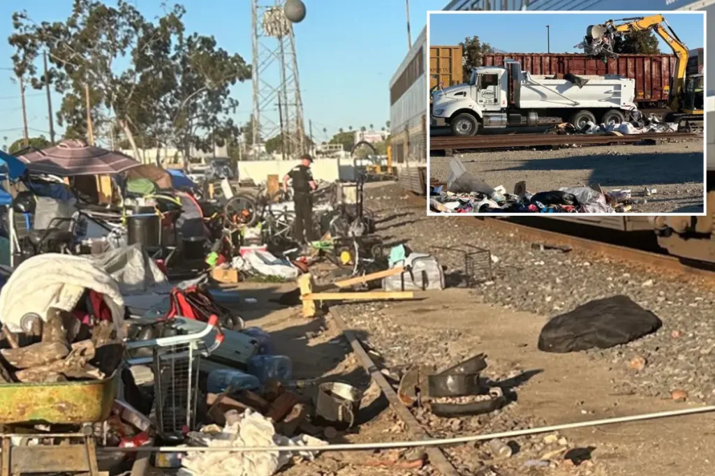 33 tons of dangerous waste removed from California homeless site