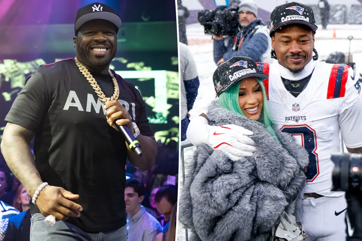 50 Cent mocks Stefon Diggs while Cardi B ignites breakup speculation at Super Bowl 2026