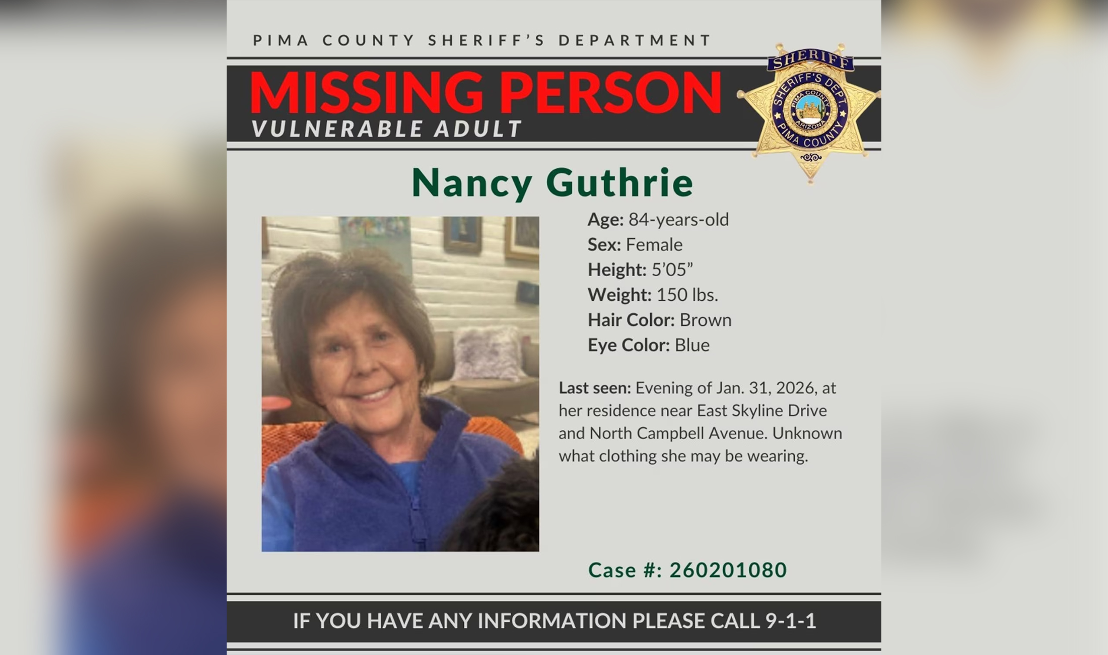 $6M Bitcoin Ransom Demand Appears in Nancy Guthrie Case