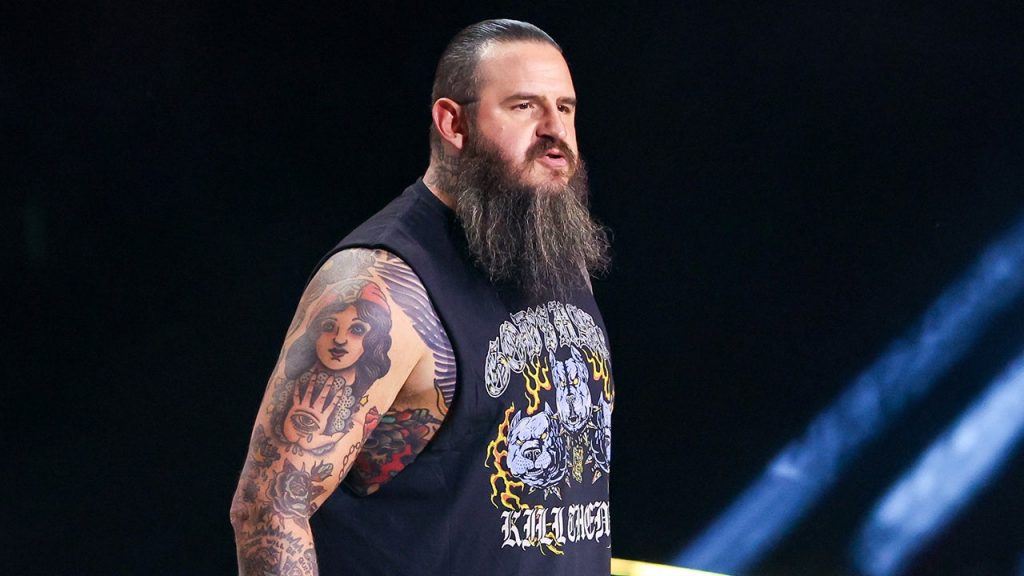 AEW supporters shout 'f--- ICE' during the match