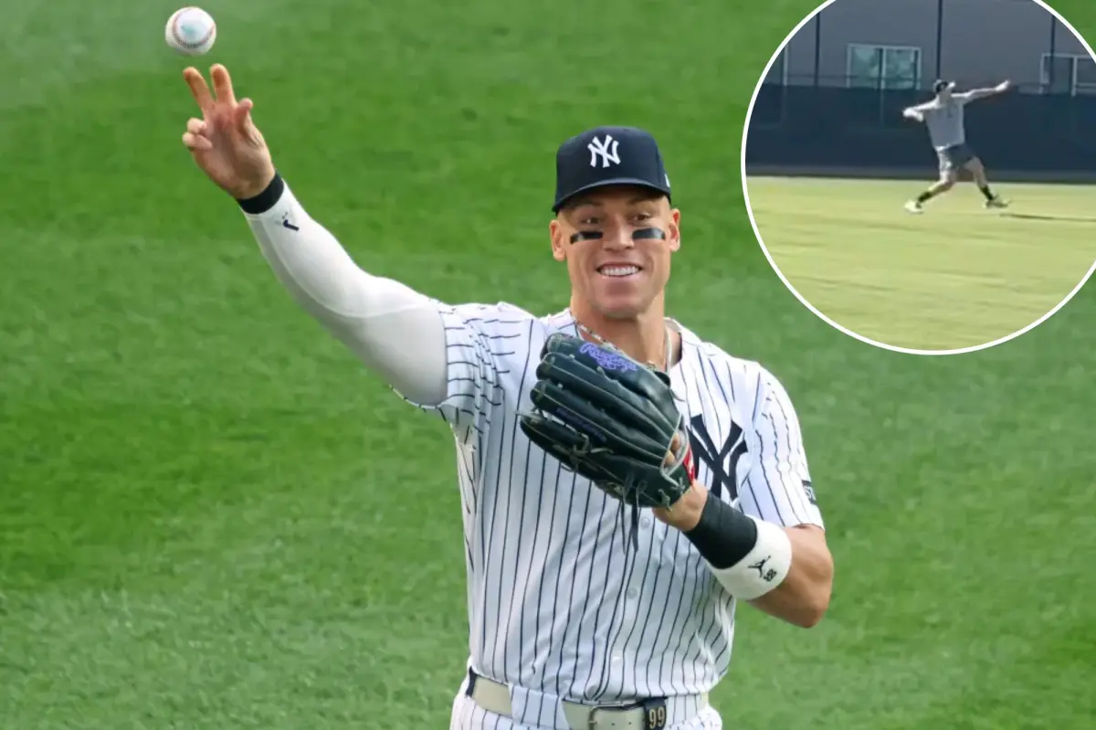 Aaron Judge shows early indication that his elbow issues are resolved