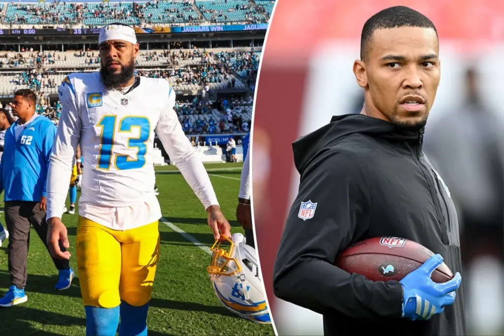 Amon-Ra St. Brown and Keenan Allen will participate in the NBA All-Star Celebrity Game