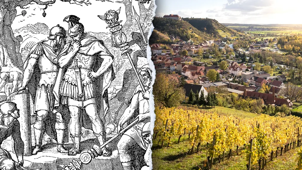 Archaeologists discover Roman camps in Germany's Saxony-Anhalt region.