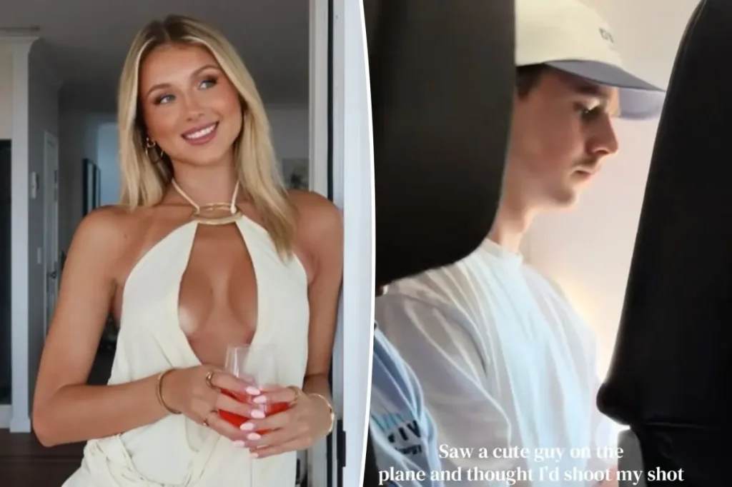 Australian woman's heartfelt note to 'adorable guy' on Virgin Airlines flight gains popularity on TikTok.