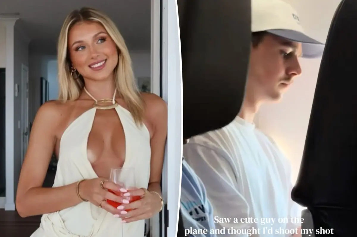 Australian woman's heartfelt note to 'adorable guy' on Virgin Airlines flight gains popularity on TikTok.