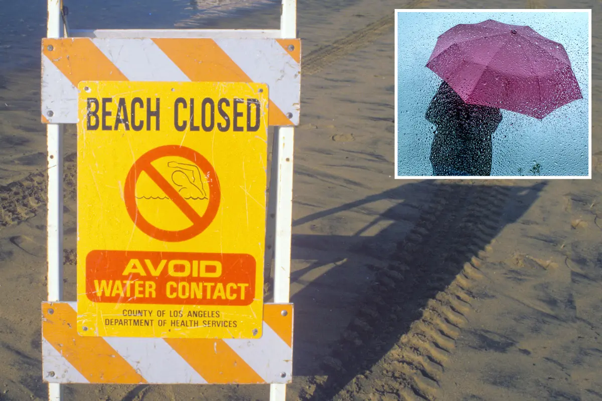 Authorities caution against swimming at any LA County beaches because of elevated bacteria levels