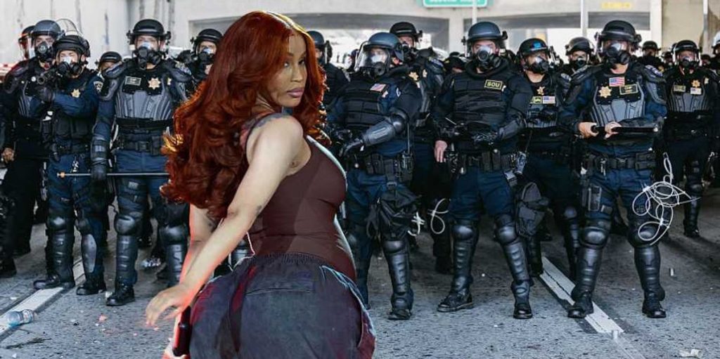 B is for jerk: Explicit rapper warns of 'bear mace' for immigration agents