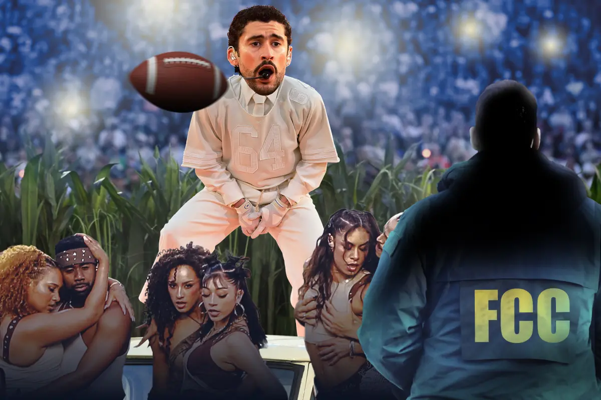 Bad Bunny's Super Bowl halftime performance reportedly faced scrutiny from the FCC, according to sources.