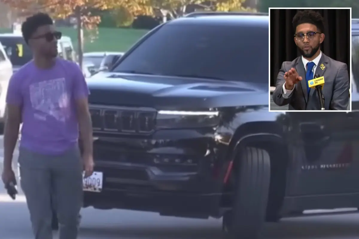 Baltimore Mayor Brandon Scott accuses reporter of racism for asking about taxpayer-funded Jeep Grand Wagoneer.