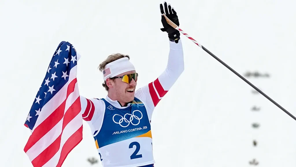 Ben Ogden wins silver medal for Team USA at the Winter Olympics