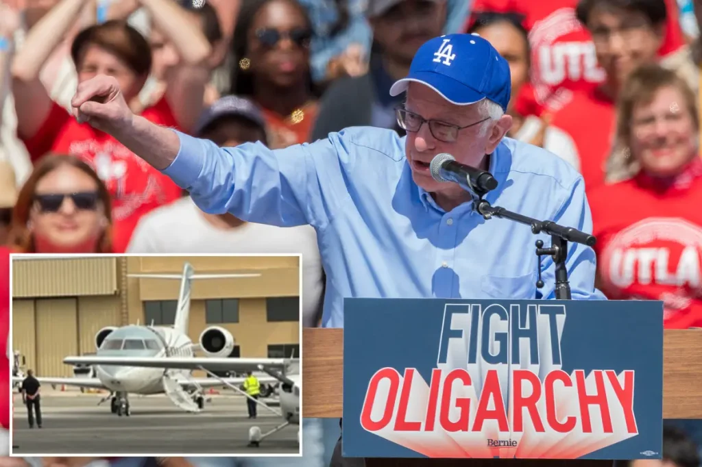 Bernie Sanders used more than $550,000 in campaign funds for private jets in 2025, according to documents.