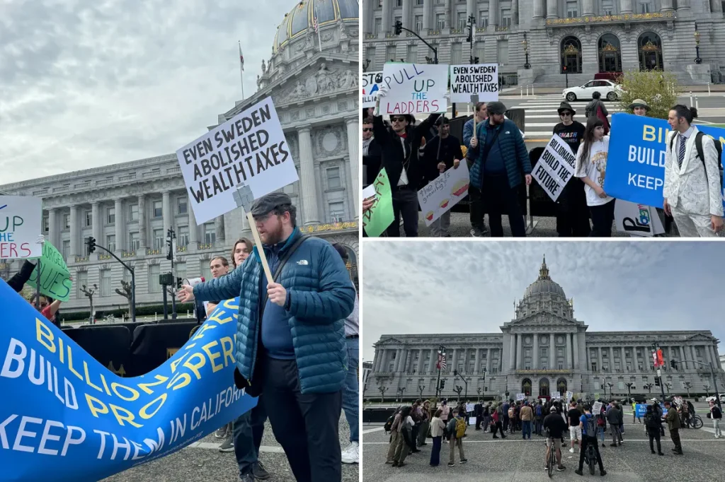 'Billionaire March' overtaken by socialists as tax dispute takes over San Francisco streets
