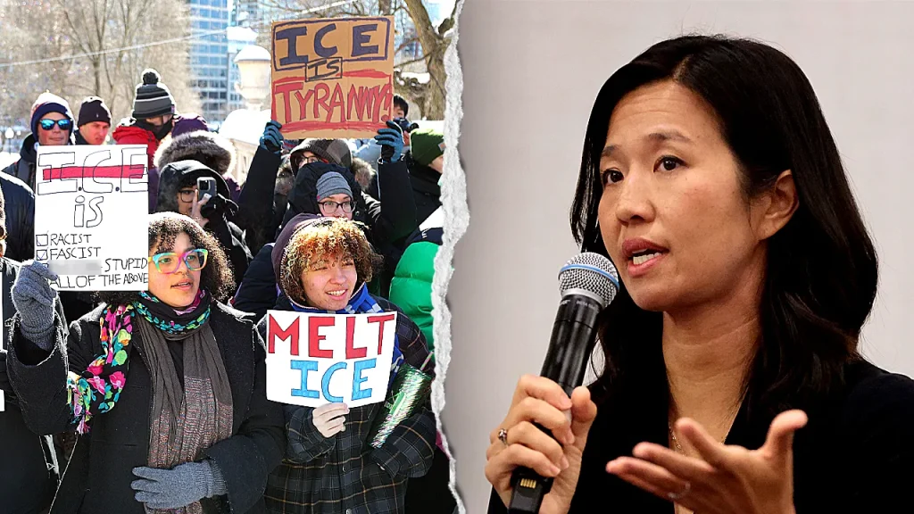 Boston Mayor Michelle Wu claims ICE is conducting operations that violate the Constitution.