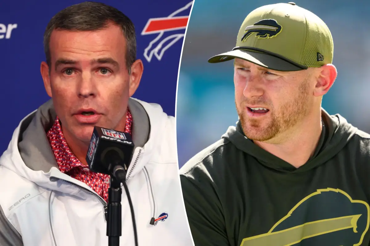 Brandon Beane gives a three-word reply to Joe Brady's criticism