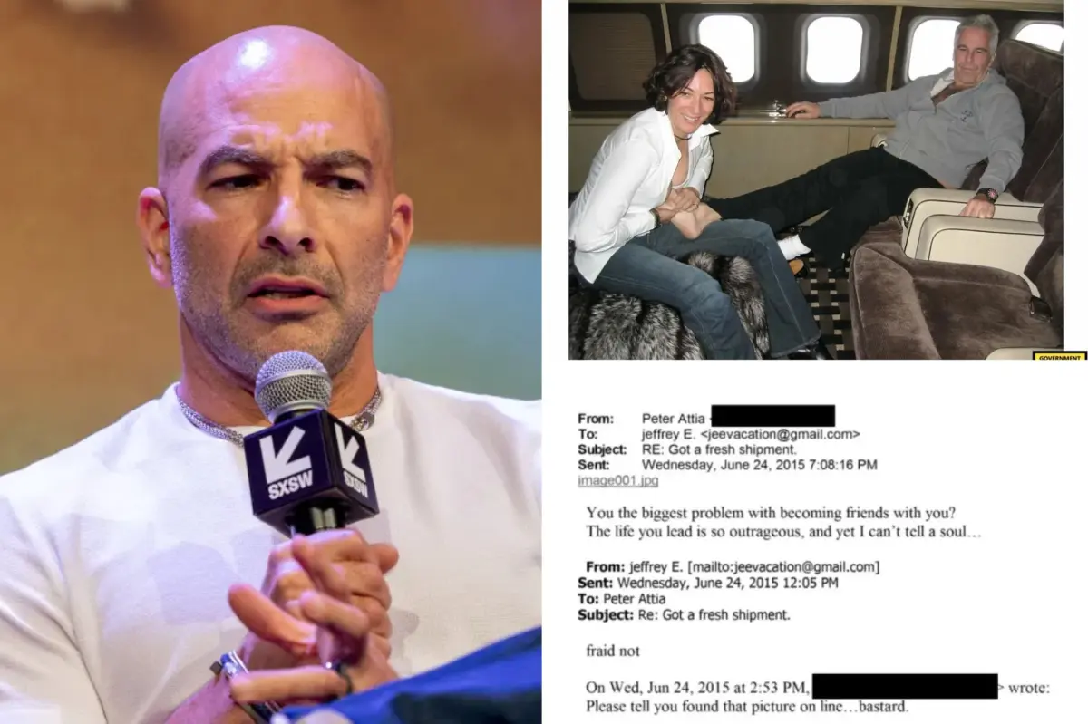 CBS News personality Peter Attia arranged a meeting with Epstein while his baby son was battling for his life in the hospital.