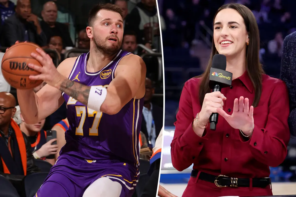 Caitlin Clark commends LA Lakers player Luka Dončić