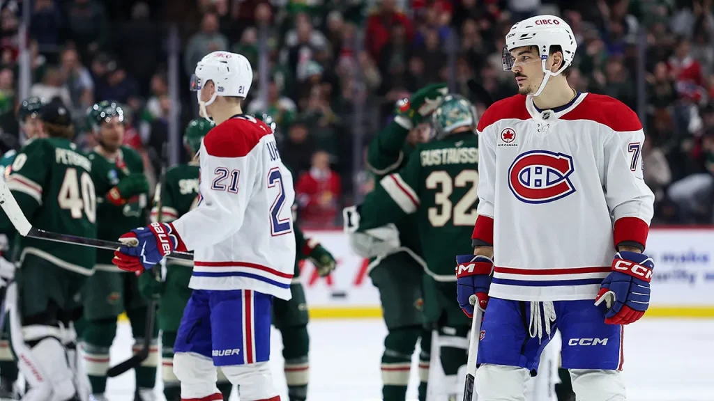 Canadiens seemed to be anxious about playing in Minnesota