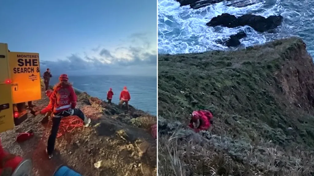 Car falls 500 feet from Big Sur cliff, resulting in one death in California