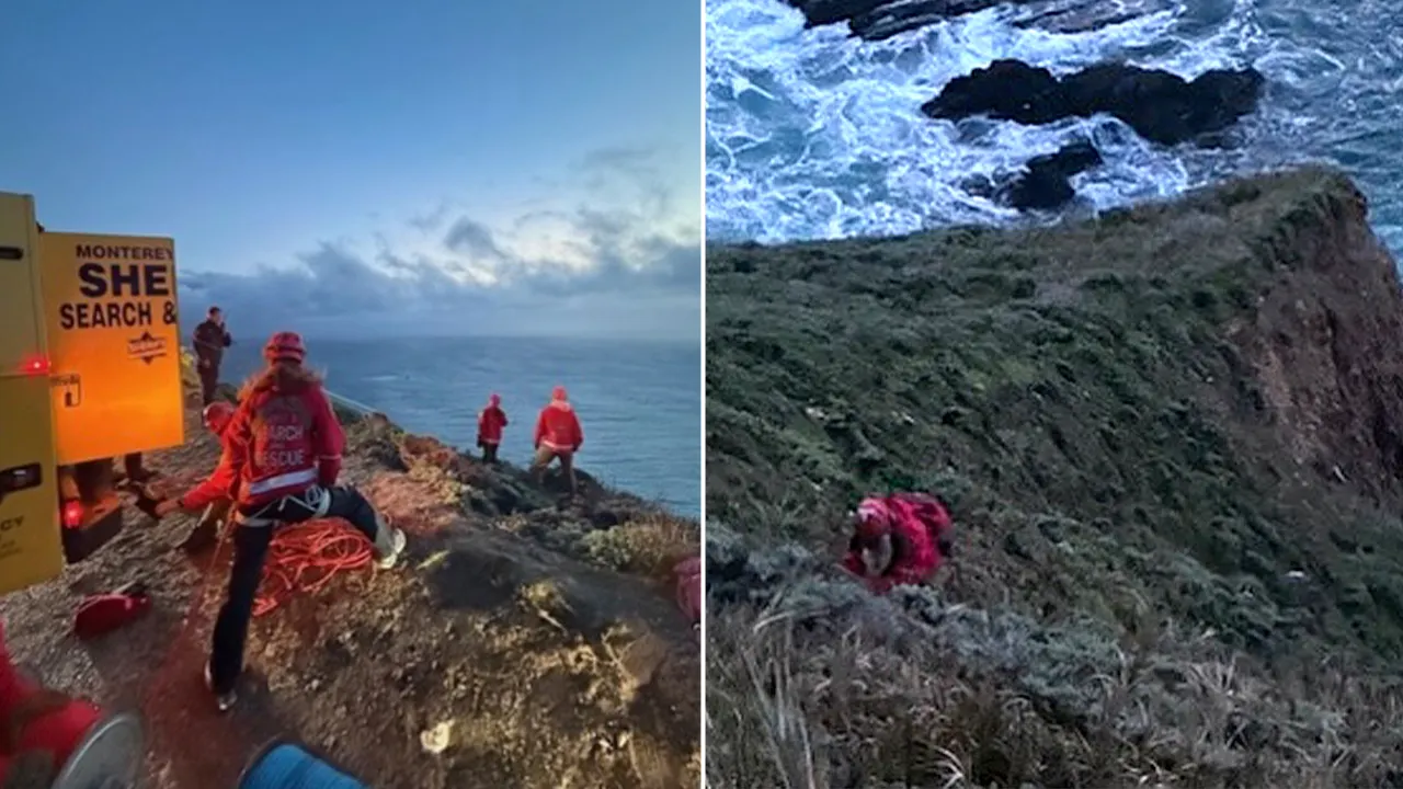 Car falls 500 feet from Big Sur cliff, resulting in one death in California