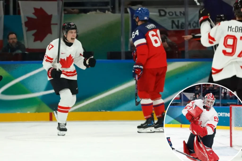 Celebrini's goal stands out in Canada's dominating win over Czechia