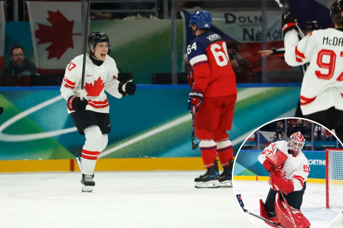 Celebrini's goal stands out in Canada's dominating win over Czechia