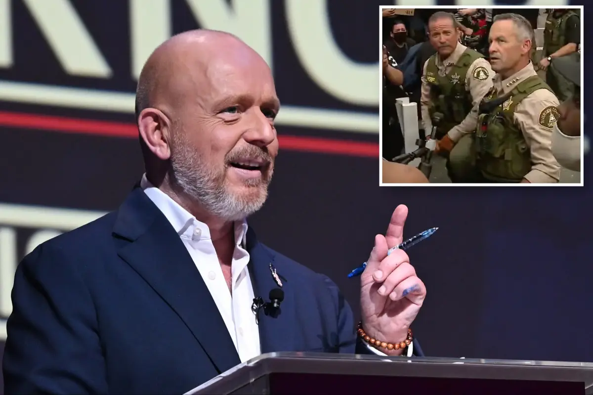 Chad Bianco trails Steve Hilton in California governor's race, according to a poll.