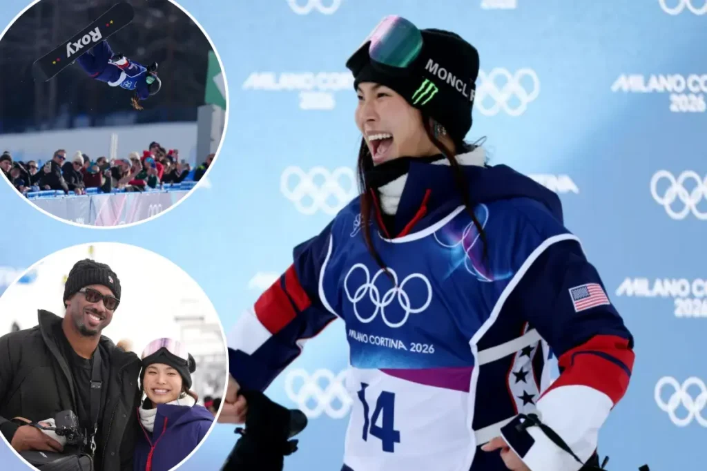 Chloe Kim impresses in the women's halfpipe qualifiers in Milan Cortina.