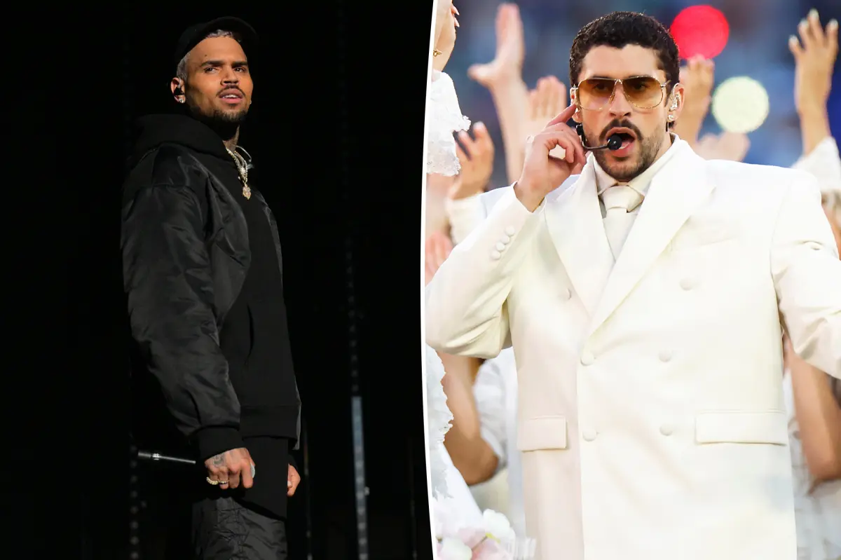 Chris Brown criticizes Bad Bunny's Super Bowl halftime performance, saying 'They need me'