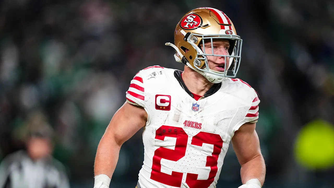 Christian McCaffrey of the 49ers receives the NFL's Salute to Service Award: 'Great honor'