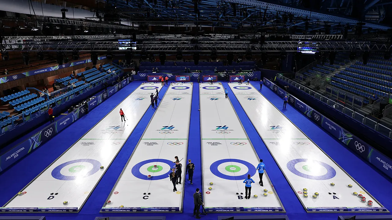 Curling at the Winter Olympics affected by power disruption and delay