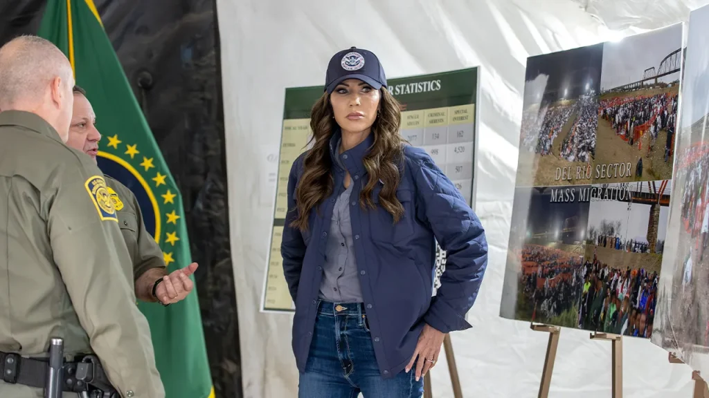 DHS Secretary Noem supports Trump’s immigration actions despite backlash.